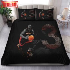 Legend Dwyane Wade Miami Heat NBA 58 Bedding Sets