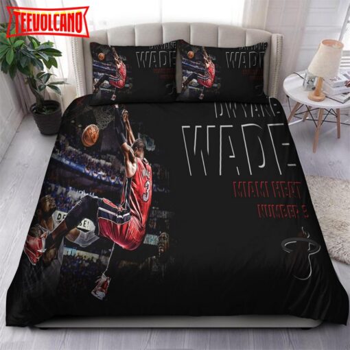 Legend Dwyane Wade Miami Heat NBA 59 Bedding Sets