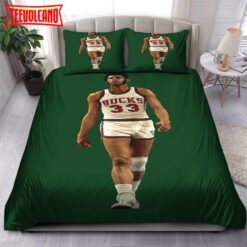 Legend Kareem Abdul-Jabbar Milwaukee Bucks NBA 49 Bedding Sets