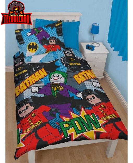 Lego Dc Superheroes Batman Dynamic Duvet Cover Bedding Sets