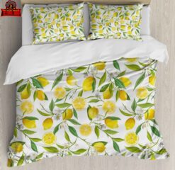 Lemon Tree Branches Duvet Cover Bedding Sets