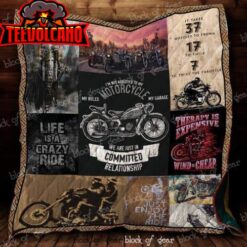 Life Iscrazy Ride Customize Quilt Blanket