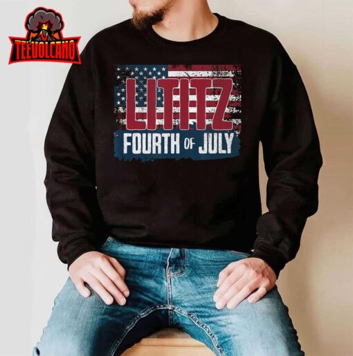 Lititz 4th of July Flag T-Shirt