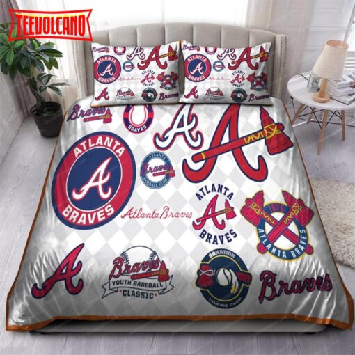 Logo Atlanta Braves MLB 51 Bedding Sets