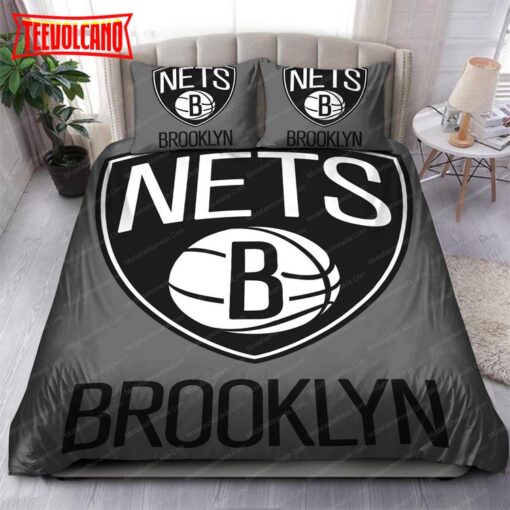 Logo Brooklyn Nets NBA 143 Bedding Sets