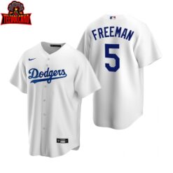 Los Angeles Dodgers Freddie Freeman White Replica Home Jersey