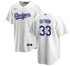 Los Angeles Dodgers James Outman White Home Replica Jersey