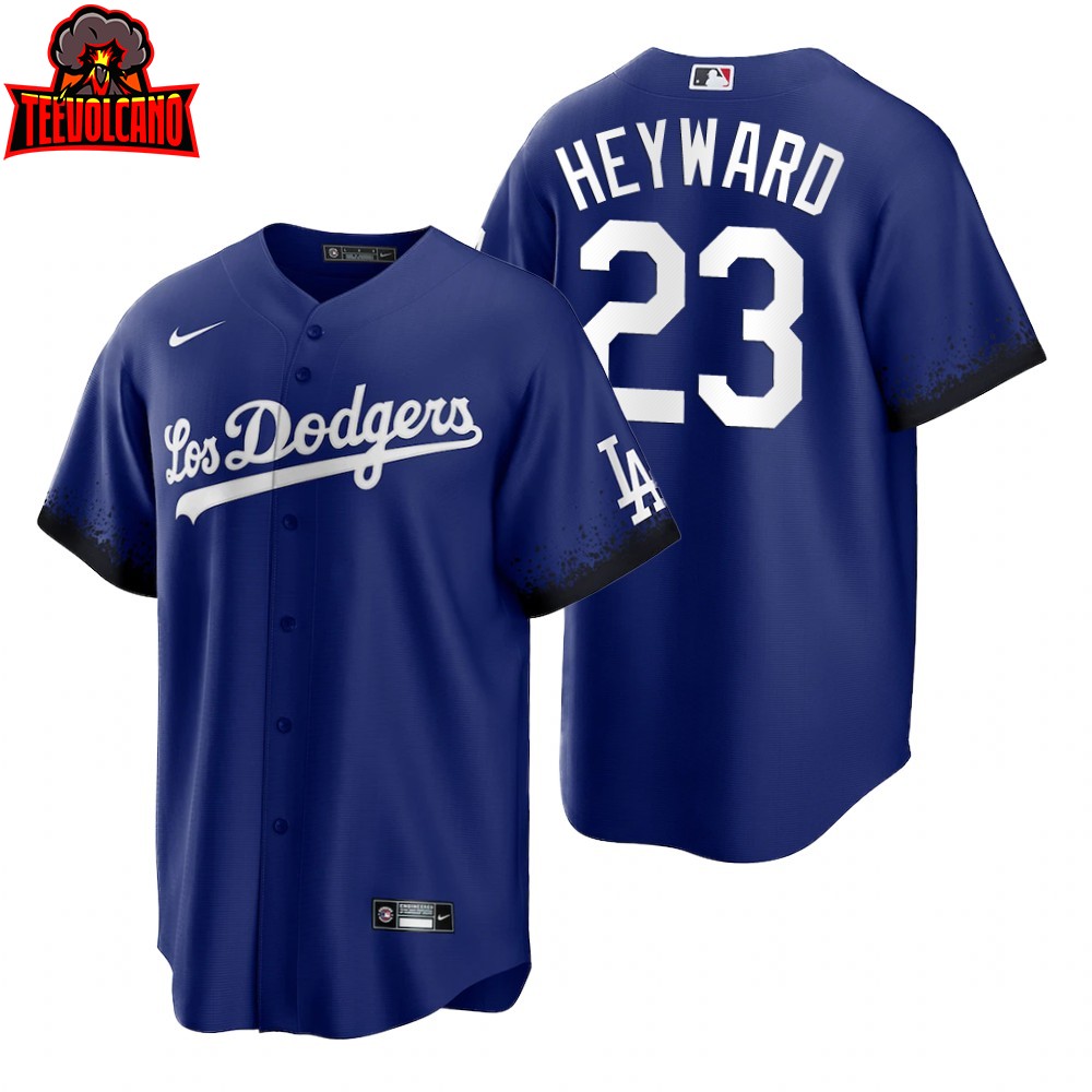 Los Angeles Dodgers Jason Heyward Royal City Connect Replica Jersey