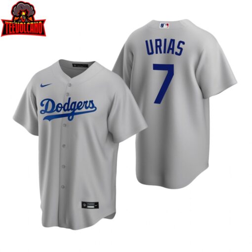 Los Angeles Dodgers Julio Urias Gray Replica Alternate Jersey