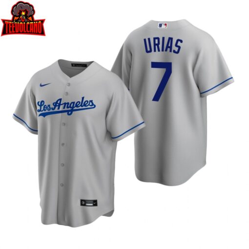 Los Angeles Dodgers Julio Urias Gray Road Replica Jersey