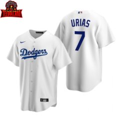 Los Angeles Dodgers Julio Urias White Replica Home Jersey