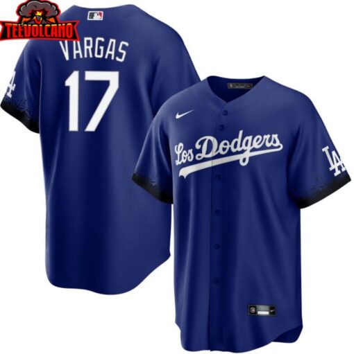 Los Angeles Dodgers Miguel Vargas Royal 2021 City Connect Replica Jersey