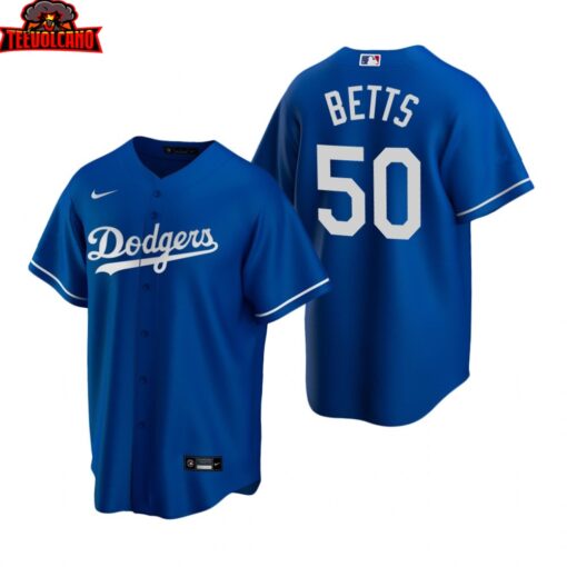 Los Angeles Dodgers Mookie Betts Royal Replica Alternate Jersey