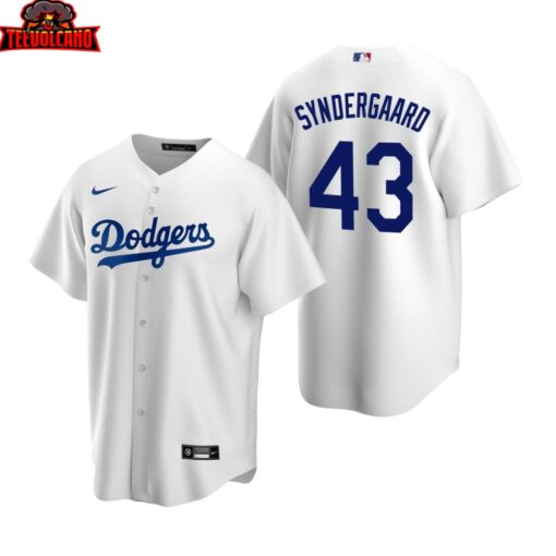 Los Angeles Dodgers Noah Syndergaard White Replica Home Jersey