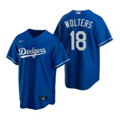 Los Angeles Dodgers Tony Wolters Royal Alternate Replica Jersey