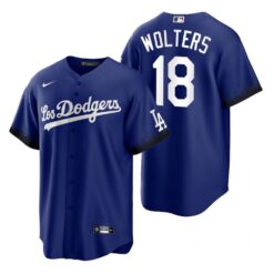 Los Angeles Dodgers Tony Wolters Royal City Connect Replica Jersey