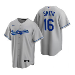 Los Angeles Dodgers Will Smith Gray Road Replica Jersey