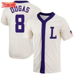 LSU Tigers Gavin Dugas Natural College Baseball Jersey