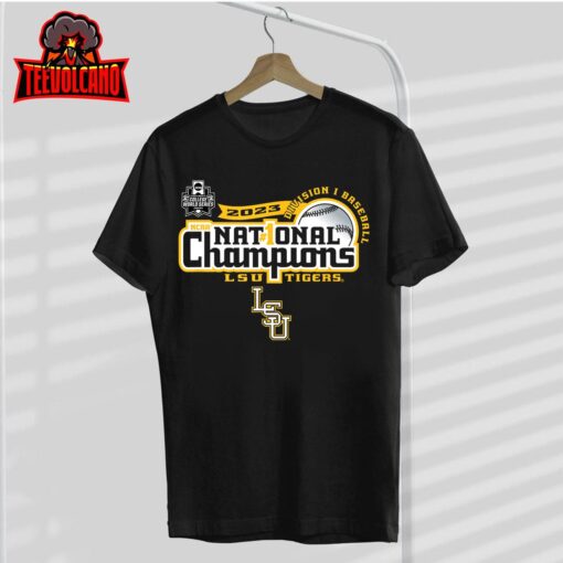 LSU Tigers National Champs 2023 Baseball CWS 1 Champions T-Shirt