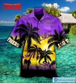 Lsu Tigers Palm Tree Hawaiian Shirt For Fans