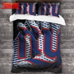 Machine Washable NFL New York Giants Logo Duvet Cover Bedding Sets