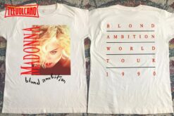 Madonna Blond Ambition World Tour 1990 Double Side T-Shirt