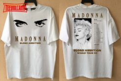 Madonna Blond Ambition World Tour 90 Double Side Shirt