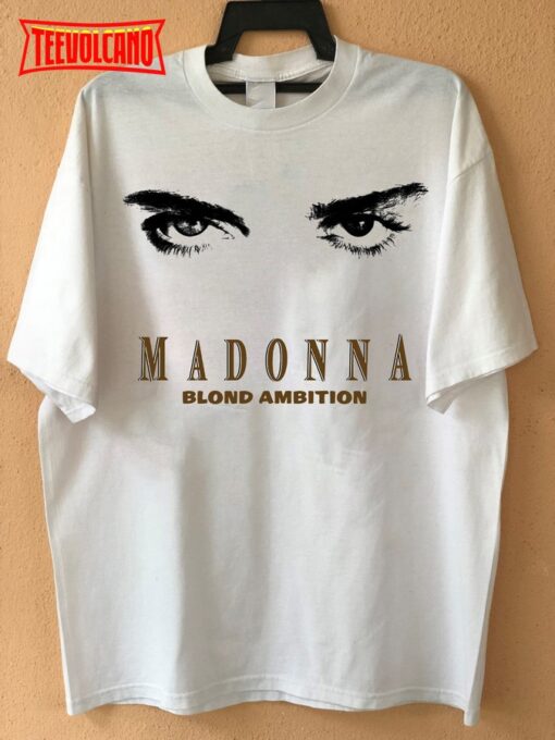 Madonna Blond Ambition World Tour 90 Double Side Shirt