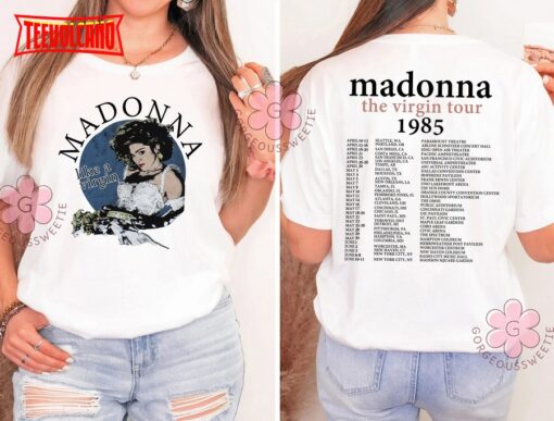 Madonna Music Concert Double Side T-Shirt