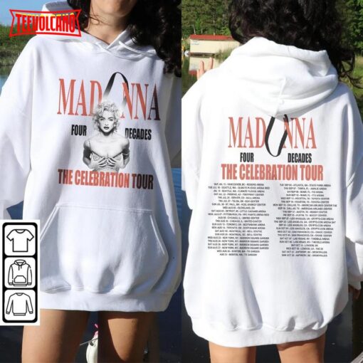 Madonna The Celebration Tour 2023 Double Side Sweatshirt