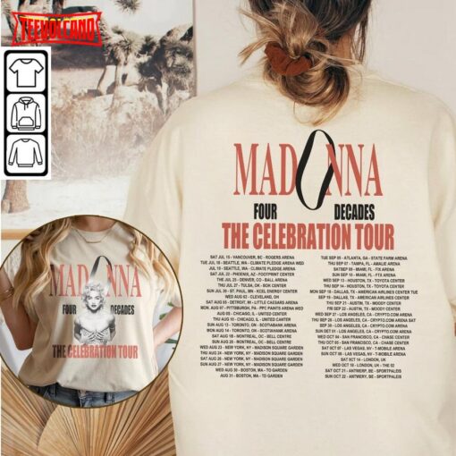 Madonna The Celebration Tour 2023 Double Side Sweatshirt