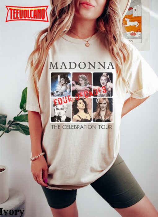 Madonna The Celebration Tour 2023 Queen Of Pop T-Shirt