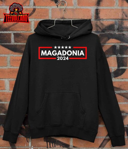 Magadonia 2024 Trump Voter Proud Trump Supporter Magadonian Unisex T-Shirt