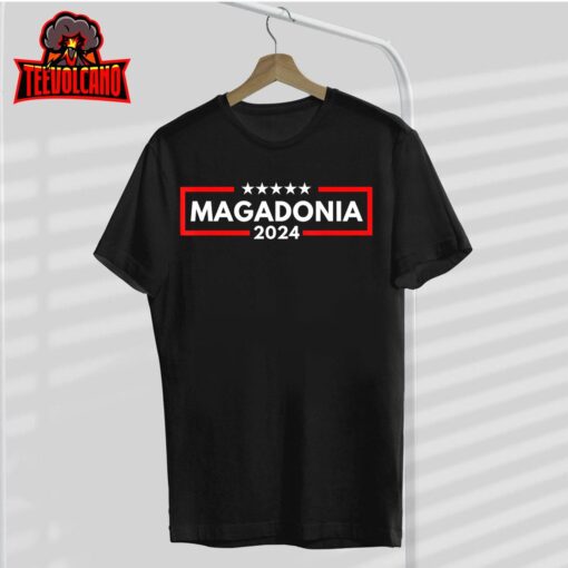 Magadonia 2024 Trump Voter Proud Trump Supporter Magadonian Unisex T-Shirt