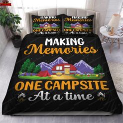 Making Memories One Campsite At A Time Duvet Cover Bedding Sets