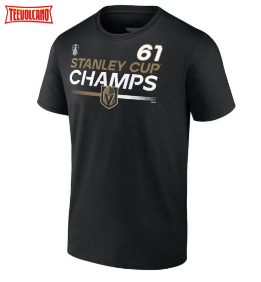 Mark Stone Vegas Golden Knights 2023 Stanley Cup Champions Name & Number T-Shirt