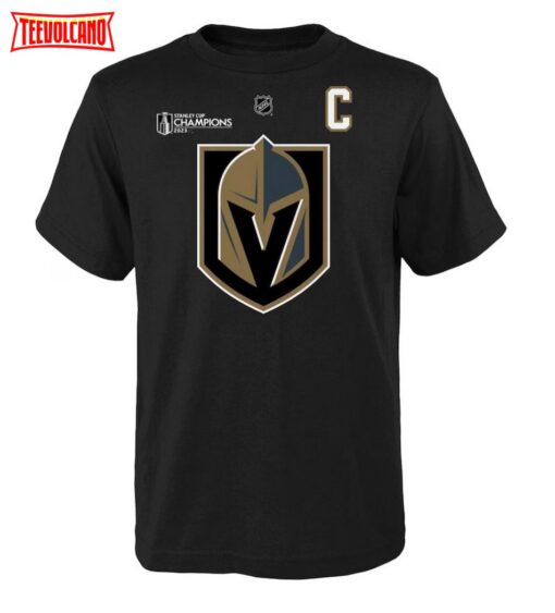 Mark Stone Vegas Golden Knights Youth 2023 Stanley Cup Champions Name & Number T-Shirt