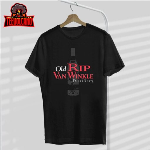 Mens Old Rip Van Winkle Distillery Pappy Bourbon Whiskey Trail Premium T-Shirt