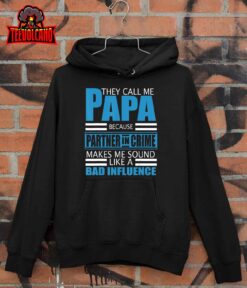 Mens They Call Me Papa Because Partner In Crime Fathers Day Gift T-Shirt