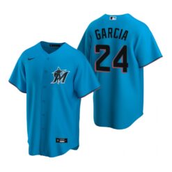 Miami Marlins Avisail Garcia Blue Alternate Replica Jersey