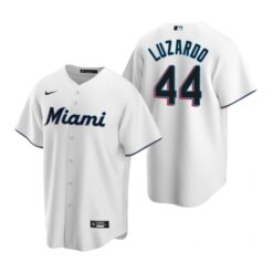 Miami Marlins Jesus Luzardo White Home Replica Jersey