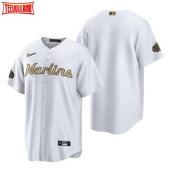 Miami Marlins Team White 2022 All-Star Game Replica Jersey