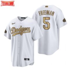 Milwaukee Brewers Freddie Freeman White 2022 All-Star Game Replica Jersey