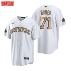 Milwaukee Brewers Josh Hader White 2022 All-Star Game Replica Jersey