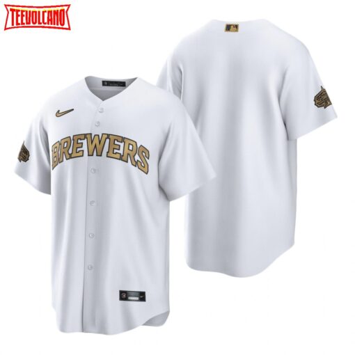 Milwaukee Brewers Team White 2022 All-Star Game Replica Jersey