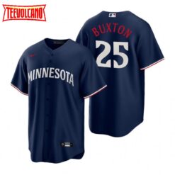 Minnesota Twins Byron Buxton Navy 2023 Alternate Replica Jersey