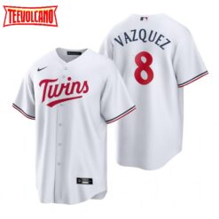 Minnesota Twins Christian Vazquez White 2023 Home Replica Jersey