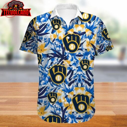 Mlb Milwaukee Brewers Hawaiian Shirt