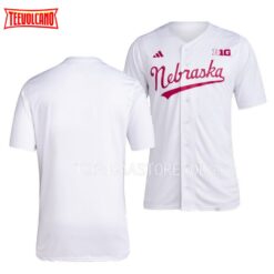 Nebraska Cornhuskers College Baseball White Jersey