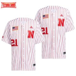 Nebraska Huskers College Baseball White Replica Jersey